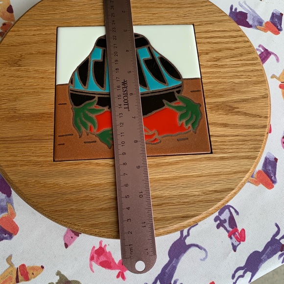 Southwest rotating spice display for dining table tray turntable - Picture 3 of 7